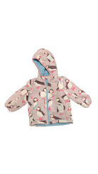 Mini Boden Jacket, Pale lavender with pink, blue and white print, 2