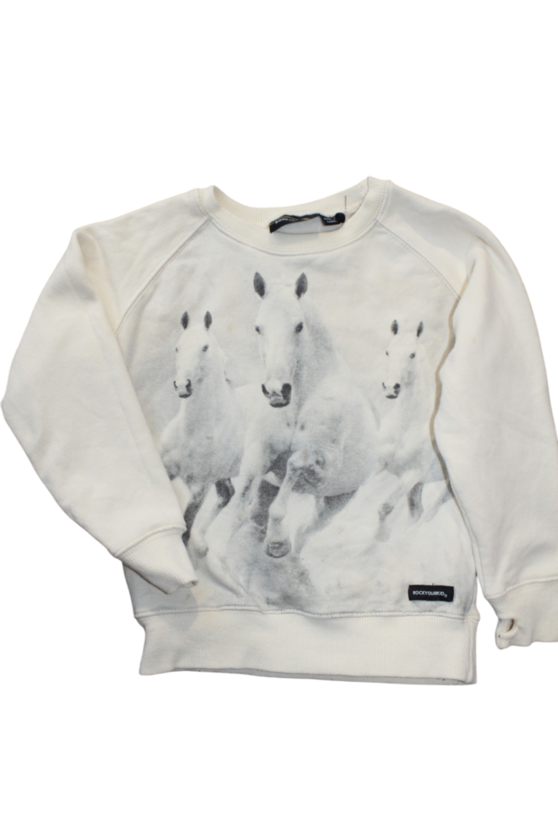 Rock Your Kid Jumper, Cream, 4
