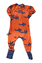 Goldie + Ace Jumpsuit, Orange and blue, 0-3M