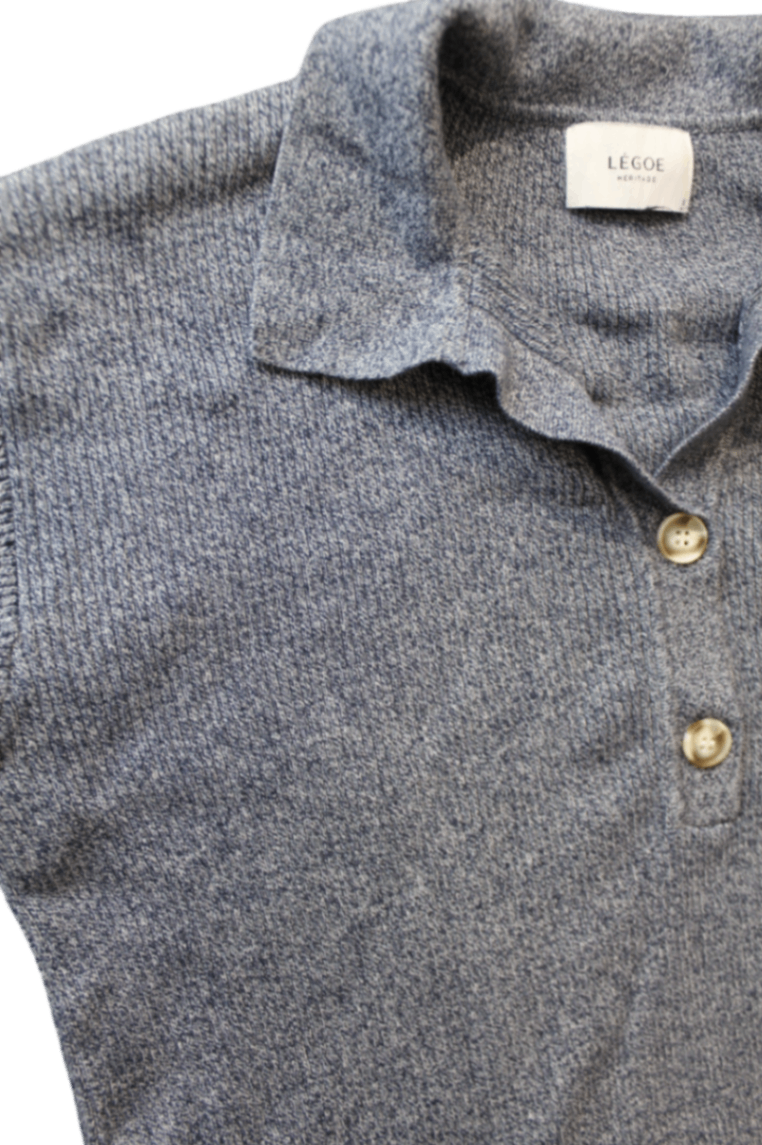 Legoe Heritage Maternity Knit, Blue, Extra small/8