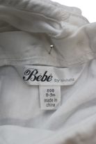 Bebe by Minihaha Bodysuit, Brown and White, 000