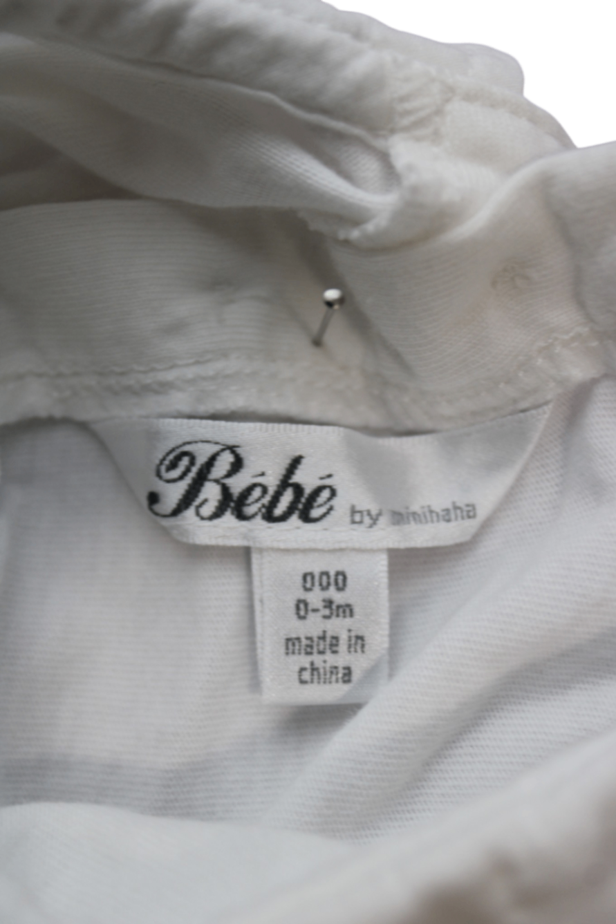 Bebe by Minihaha Bodysuit, Brown and White, 000