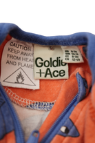 Goldie + Ace Jumpsuit, Orange and blue, 0-3M