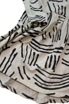 Milk & Masuki Dress, Cream and Black, 5
