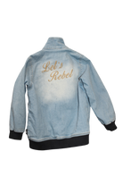 Rock Your Kid Bomber Jacket, Chambray denim, 4