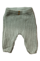 Wilson + Frenchy Knit Leggings, Pale sage green, 000 / 0-3 months