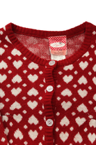 Unknown Cardigan, Red and white, 5