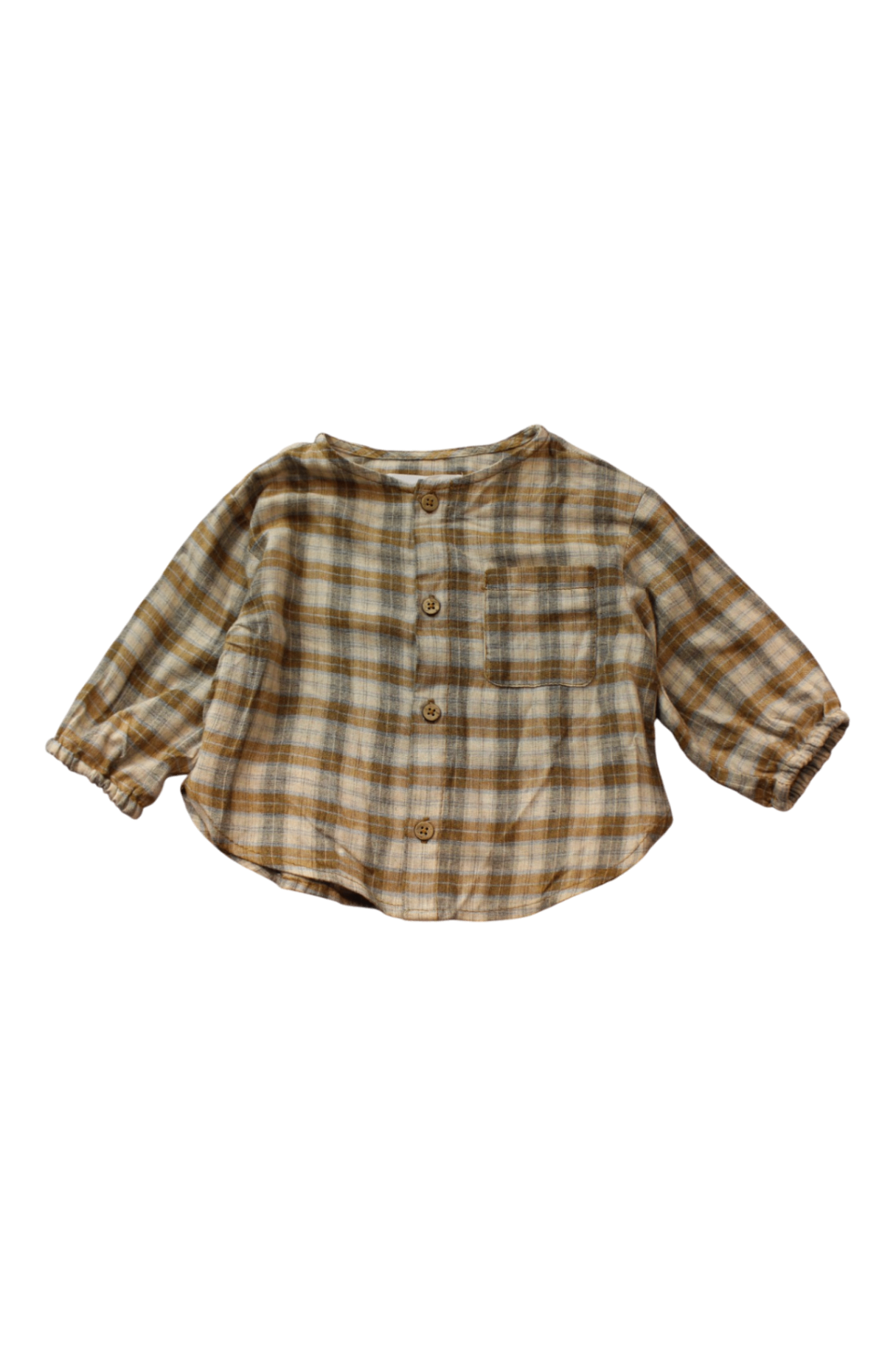 Zara Shirt, Brown, 3-6 months / 68