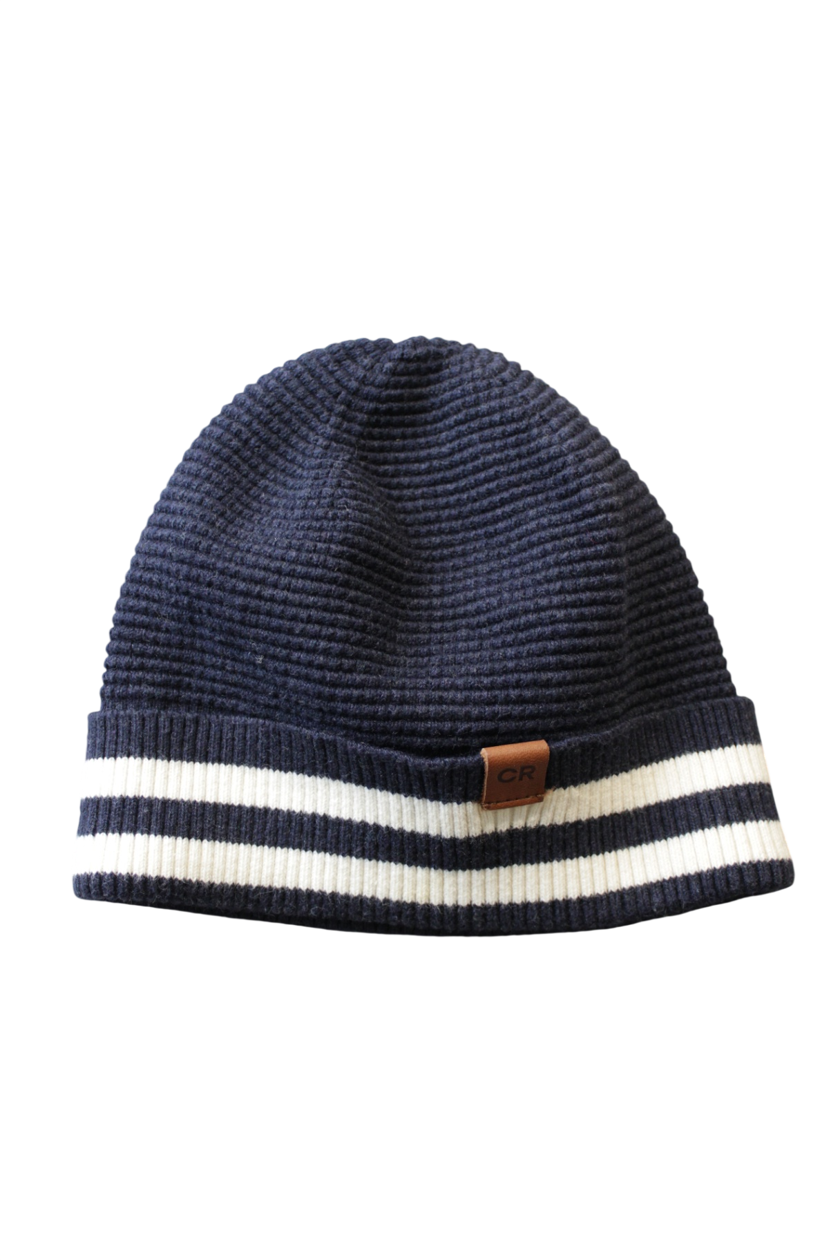 Country Road Beanie, Navy and white, One Size