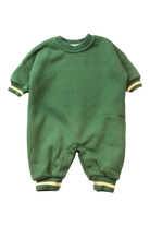 Cinnamon Baby Fleece Jumpsuit, Green, NB
