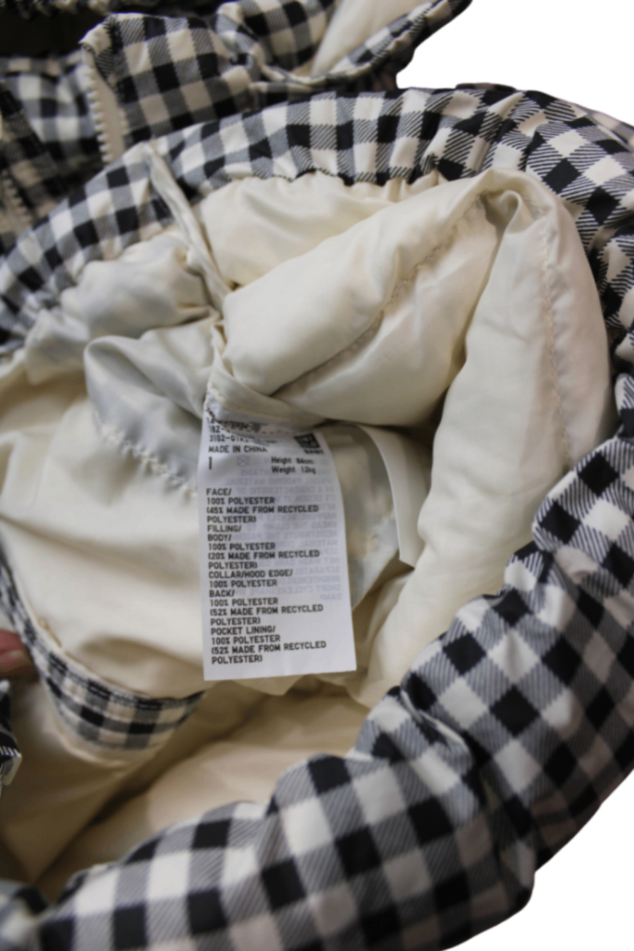 Uniqlo Puffer Jacket, Black and White, 1
