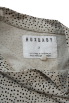 Huxbaby Dress, Beige with black speckles, 7