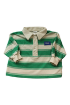 Bonds Rugby Shirt, Green and cream, 3-6MTHS / SIZE 00