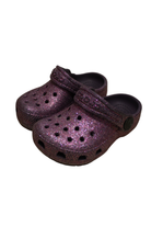 Crocs Shoes, Purple glitter, C6