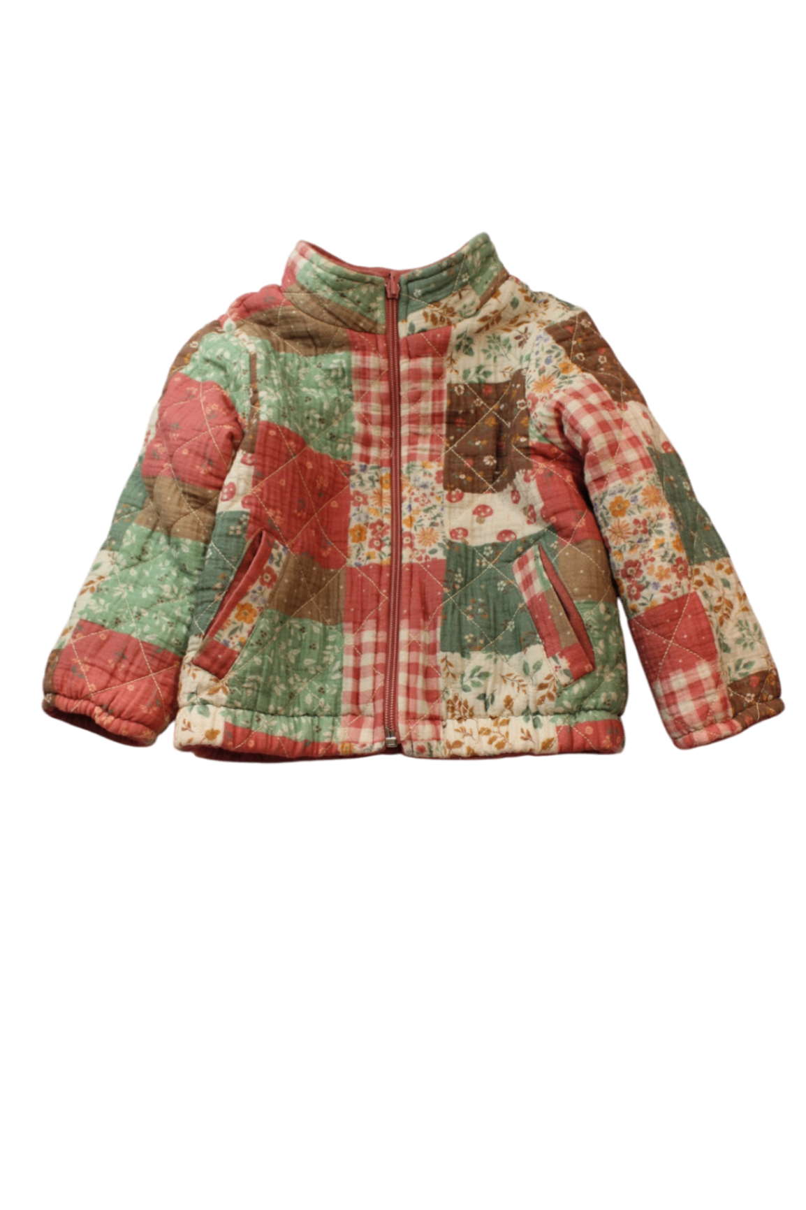 Purebaby Quilted Jacket, Multicolour, 3