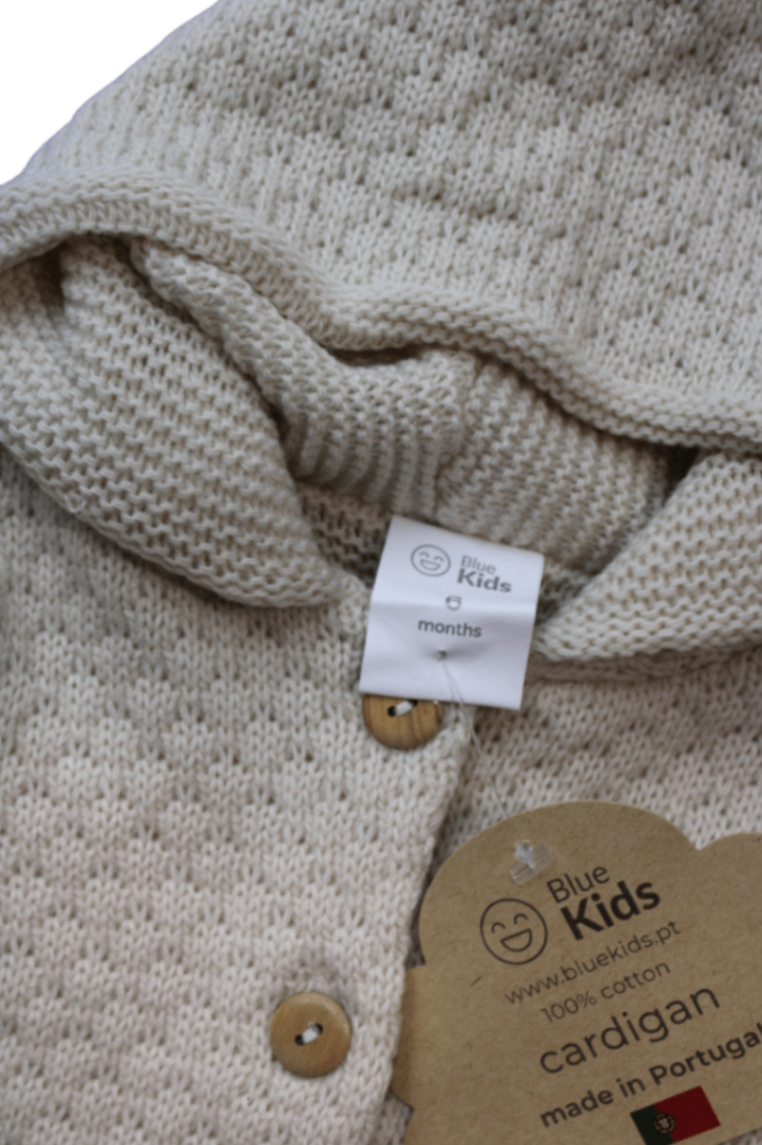 Blue Kids Cardigan, Beige, 00