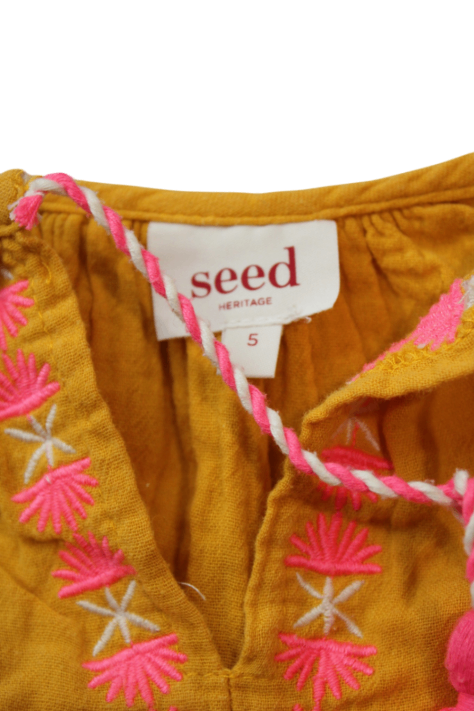 Seed Heritage Shirt, Mustard yellow, 5
