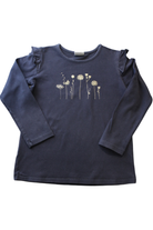 Milky Long-Sleeve Top, Navy, 6