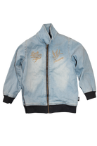 Rock Your Kid Bomber Jacket, Chambray denim, 4
