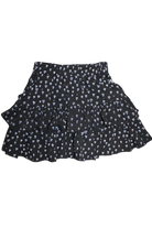 Minti Skirt, Black with white hearts, 7