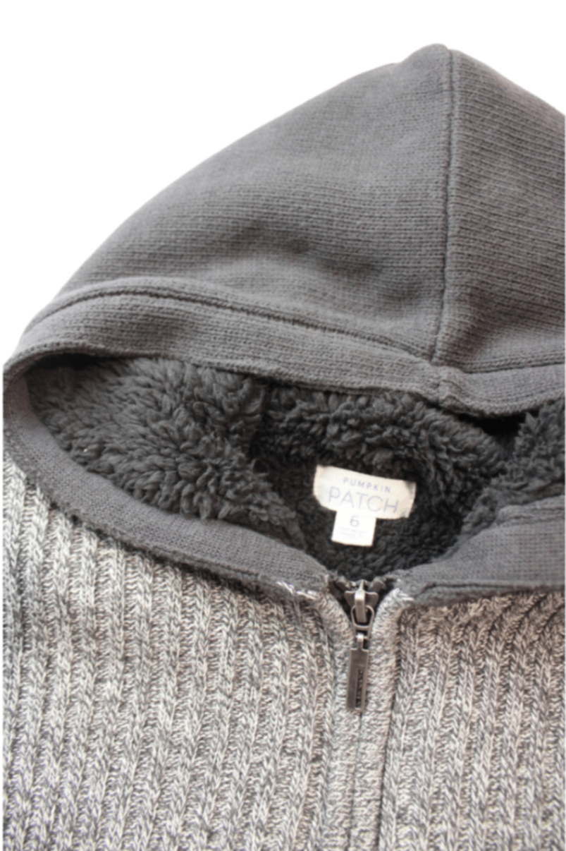 Pumpkin Patch Hoodie, Grey, 6