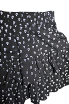 Minti Skirt, Black with white hearts, 7