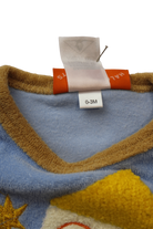 Halcyon Nights Bodysuit, Blue, red, cream and tan, 0-3M