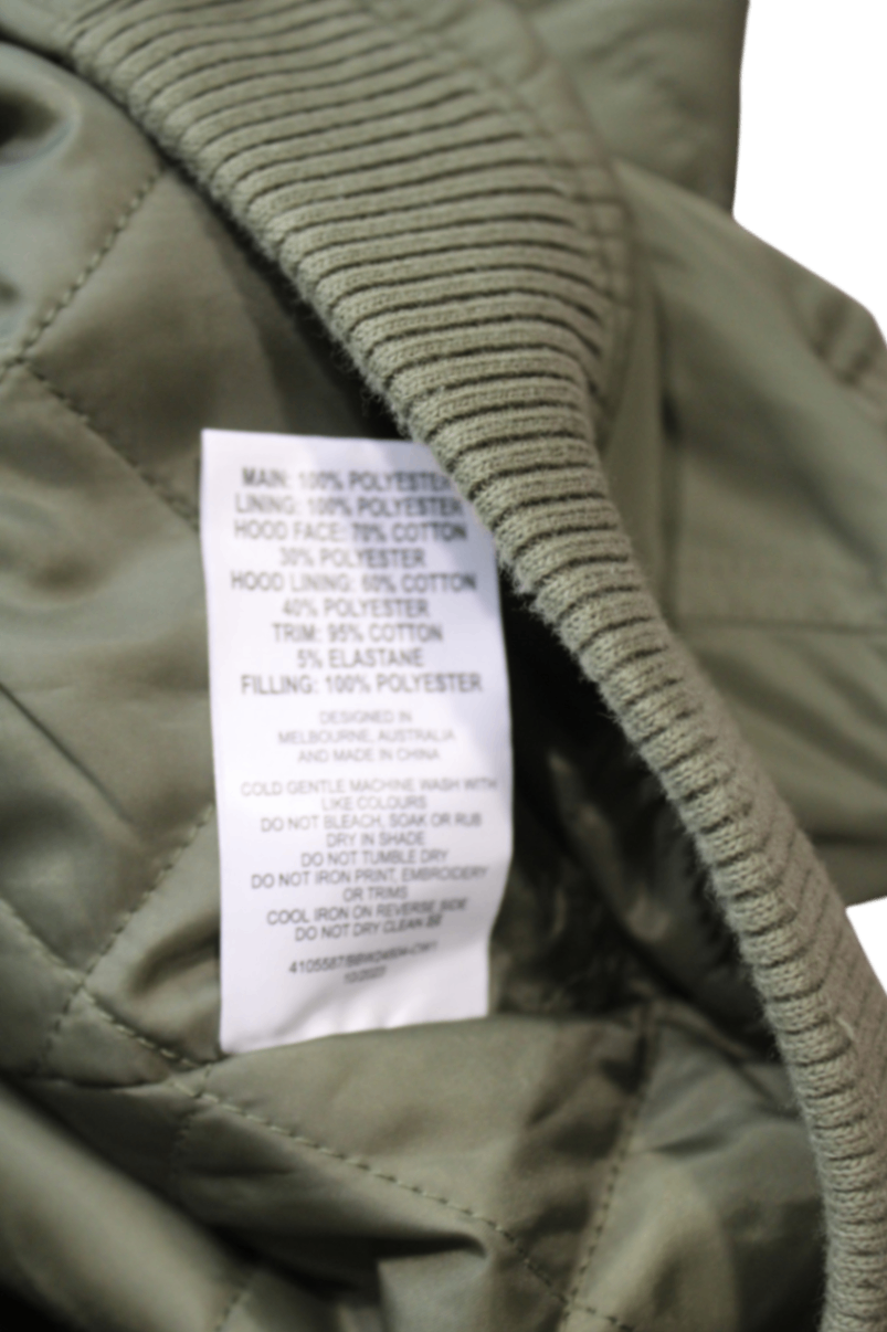 Bauhaus Jacket, Olive Green and Grey, 10