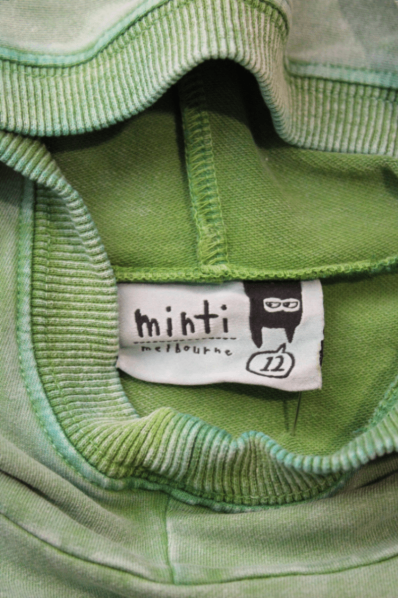 Minti Hoodie, Green, 12