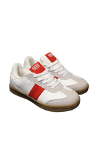 Seed Heritage Shoes, White, Red, Beige, 33