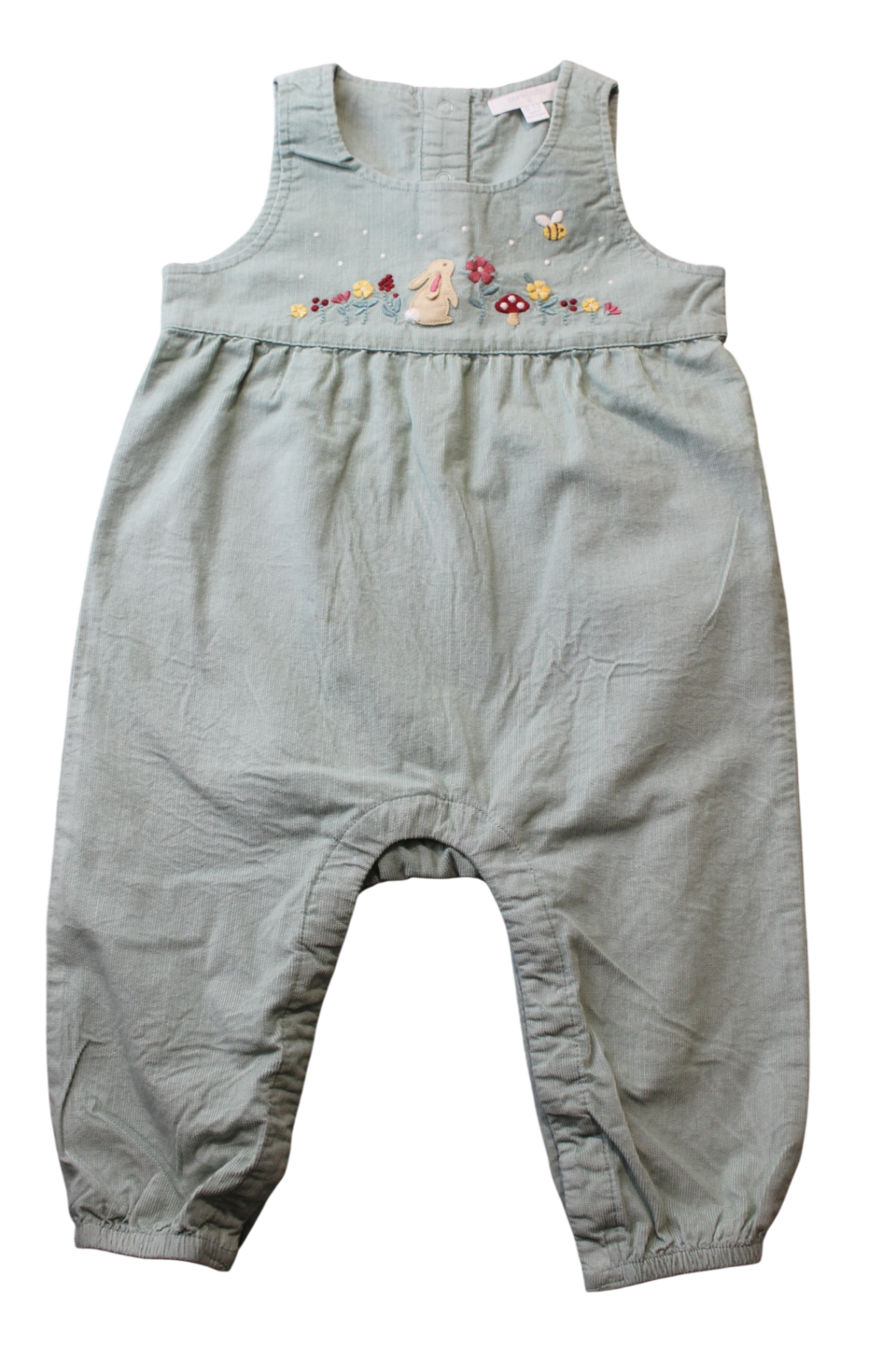 Purebaby Jumpsuit, Sage green, 0