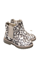 Seed Boots, Beige and black leopard print, US 11/EUR 28