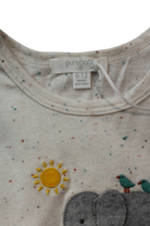 Purebaby T-Shirt, Cream, 0 / 6-12 months