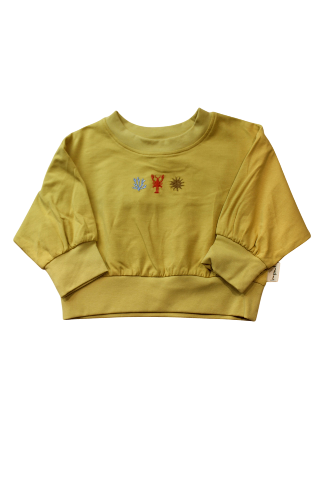 Kapow Kids Jumper, Mustard Yellow, 1