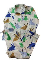 Seed Heritage Pajama Set, Cream with multicolour print, 6