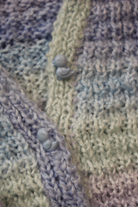 Handknit Cardigan, Pastel multicolour (lavender, blue, green and pink), 00