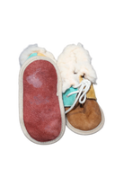 No visible brand Booties, Brown, white, turquoise and yellow, 0
