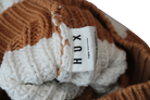 HUX Cardigan, Brown and white, 0 / 6-12M