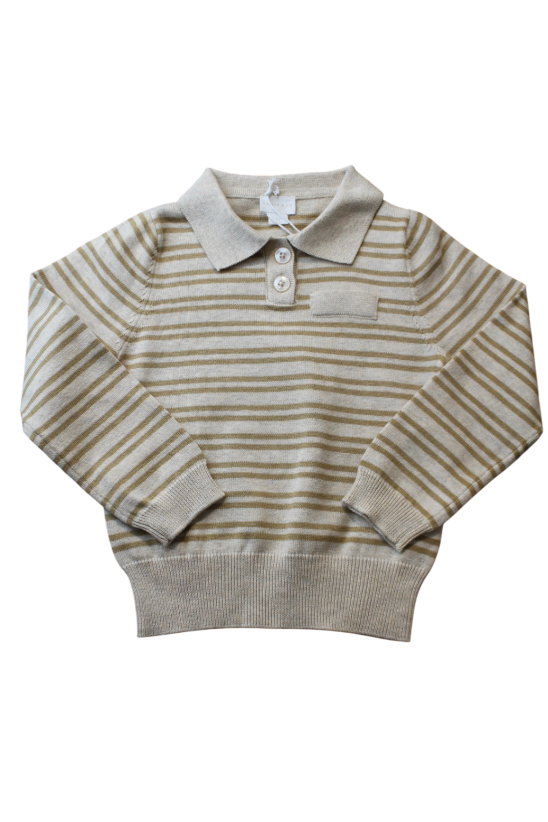 Jamie Kay Knit Top, Beige and tan, 1