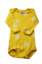 Petit Bateau Bodysuit, Yellow, 6m/67cm