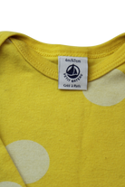 Petit Bateau Bodysuit, Yellow, 6m/67cm
