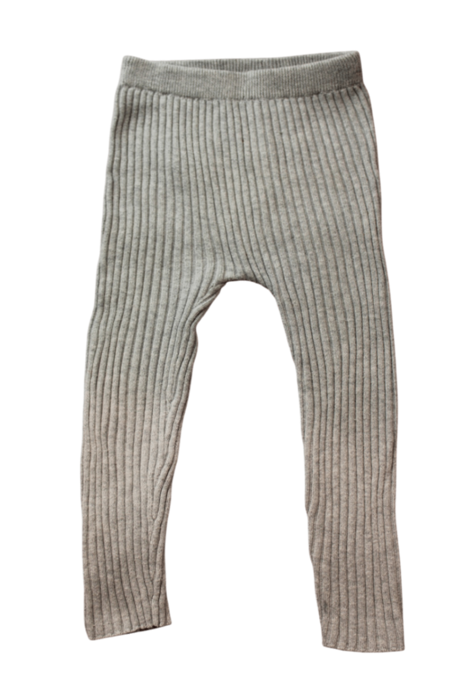 Purebaby Knit Leggings, Grey, 12-18