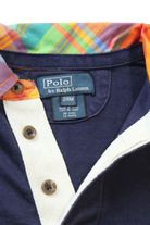 Polo by Ralph Lauren Polo Shirt, Navy blue with multicoloured plaid, 24M