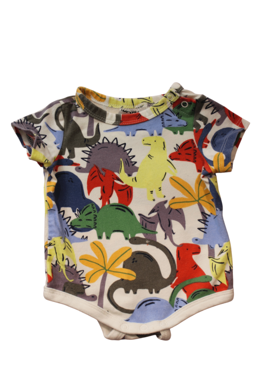 Cotton On Baby Bodysuit, White with multicolour print, 0000
