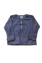 Nature Baby Shirt, Dark Blue, 1