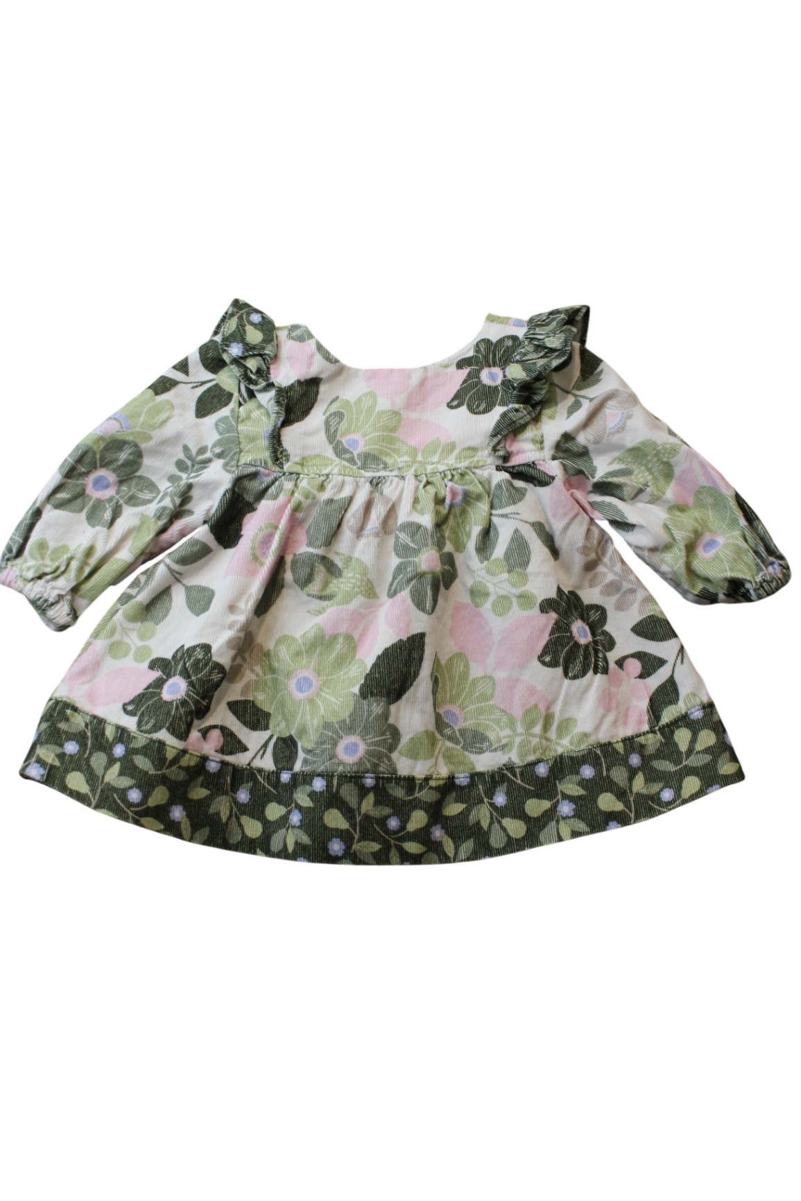 Country Road Dress, Green, Pink, Cream, 000