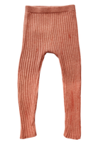 Purebaby Knit Leggings, Pink, 12-18 months