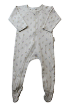 Purebaby Jumpsuit, Cream with floral print, 00