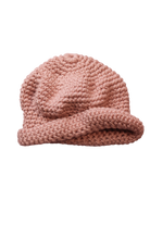 Handknit Hat, Pink, 0-6m