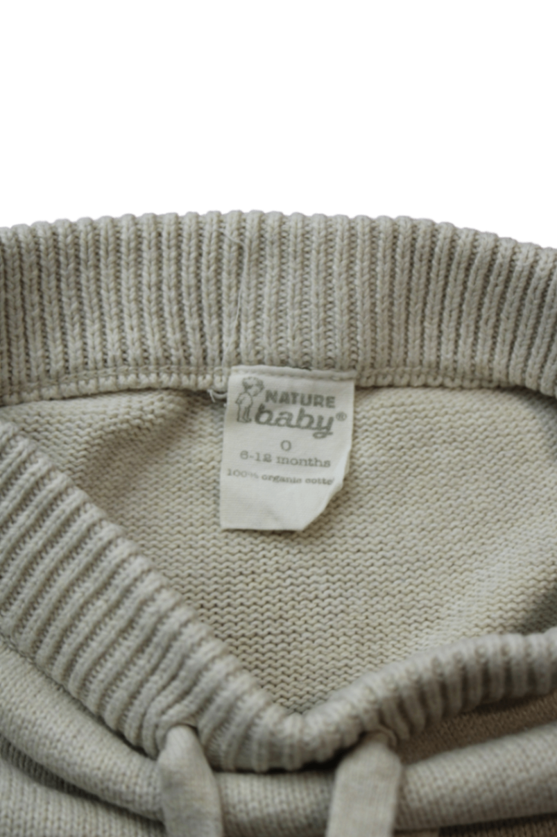 Nature Baby Knit Leggings, Cream, 0 / 6-12 months
